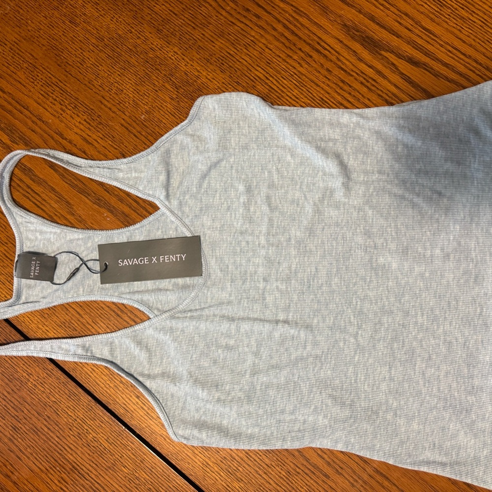 Savage X Fenty Modal dreams sleep tank. Light blue